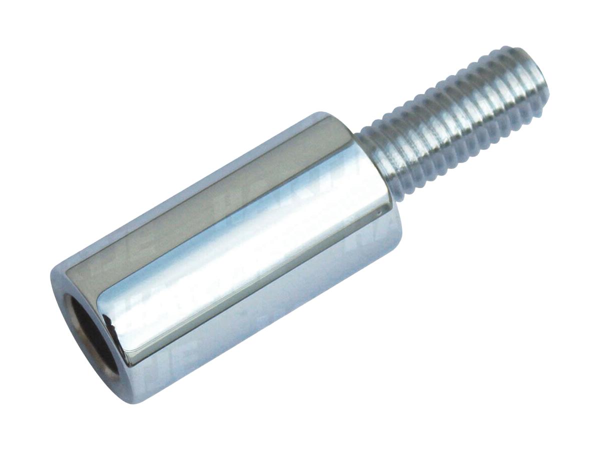 Turn Signal Extension for Rubber Mount Length: 30 mm Chrome