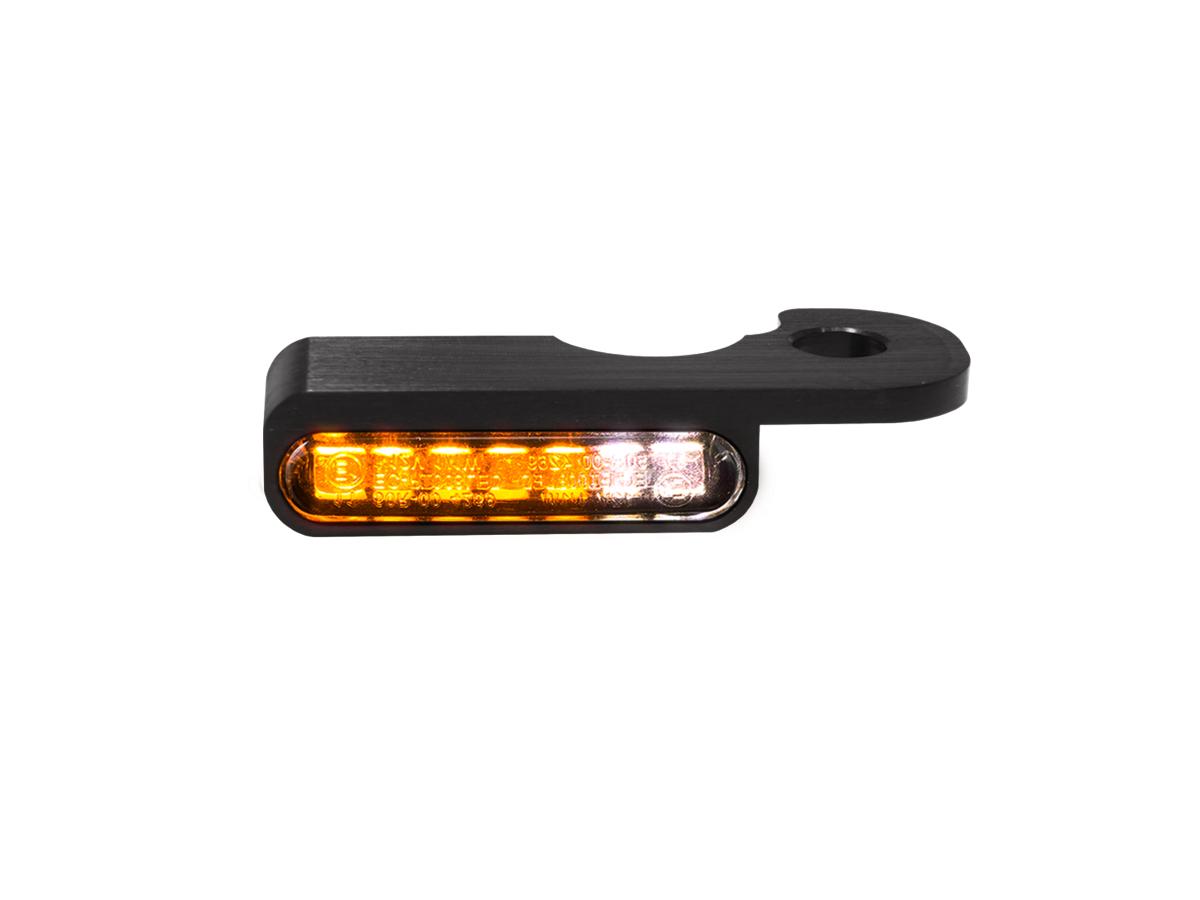 OEM Hand Control LED Turn Signal/Position Lights Black Anodized Smoke LED