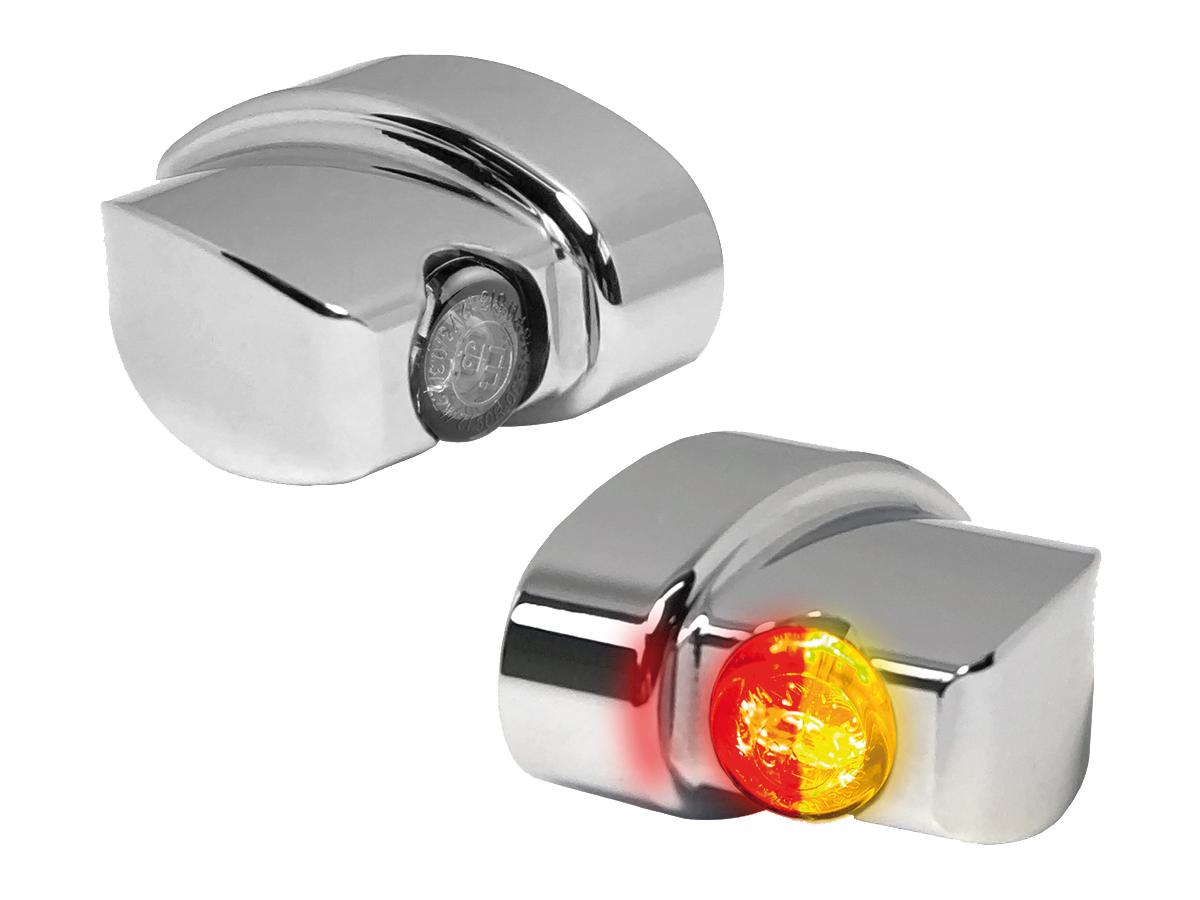 NANO Series Winglets 3in1 LED Turn Signals/Taillight/Brake Light Chrome Smoke LED