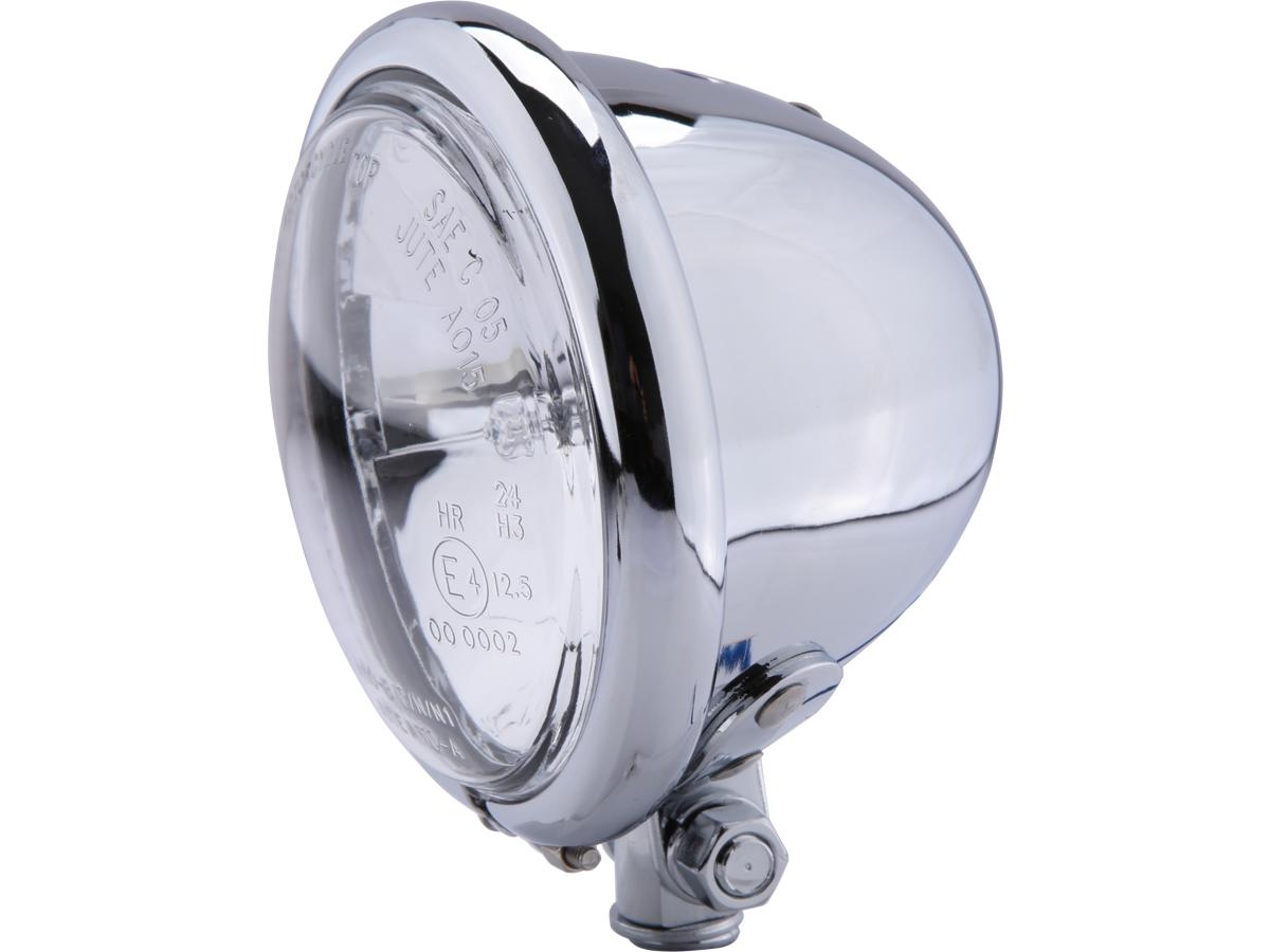 Bates Style 4,5" Spotlamp Chroom H3