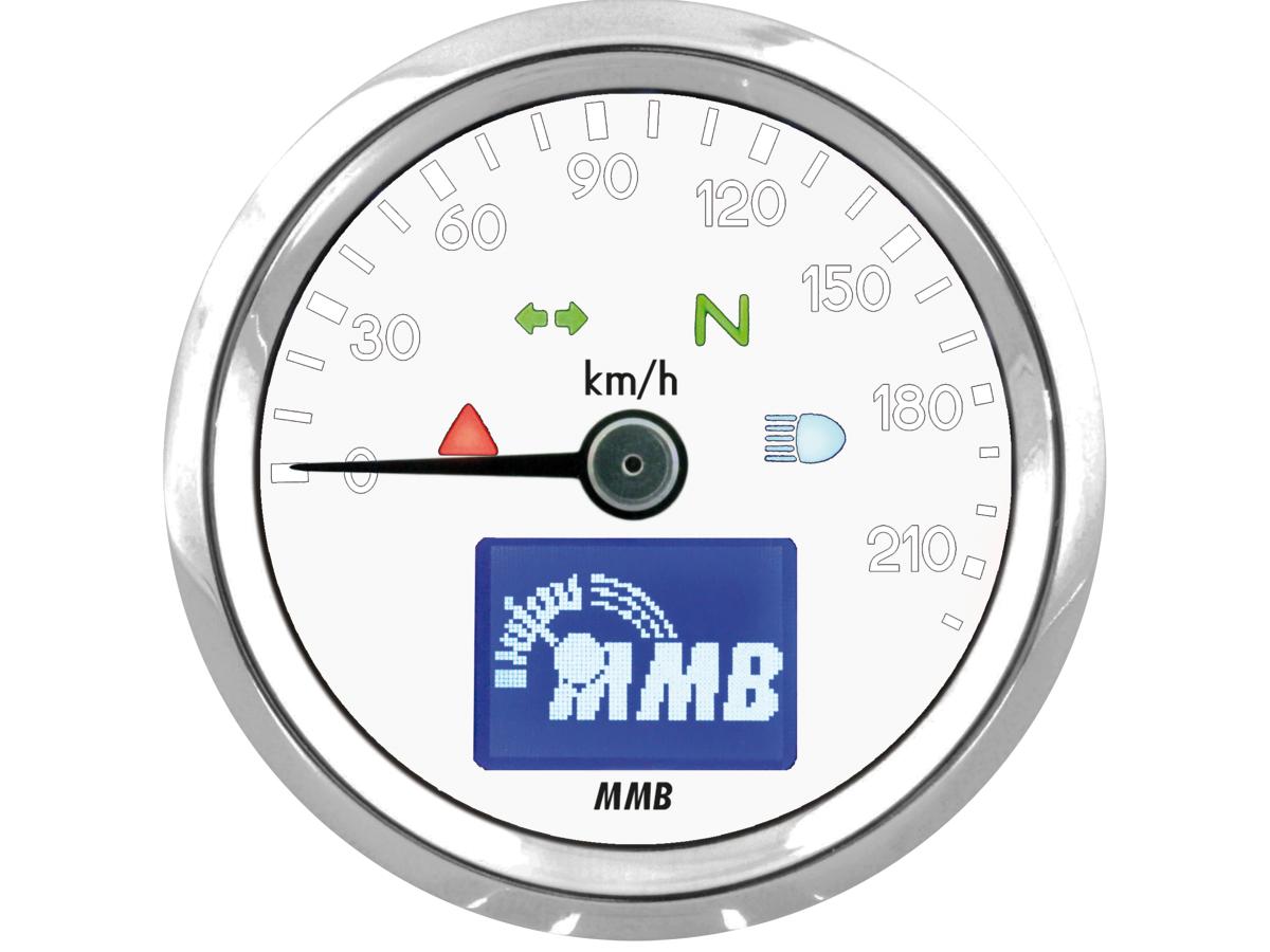 ELT48 Basic Tachometer Scale: 220 km/h; Scale Color: white