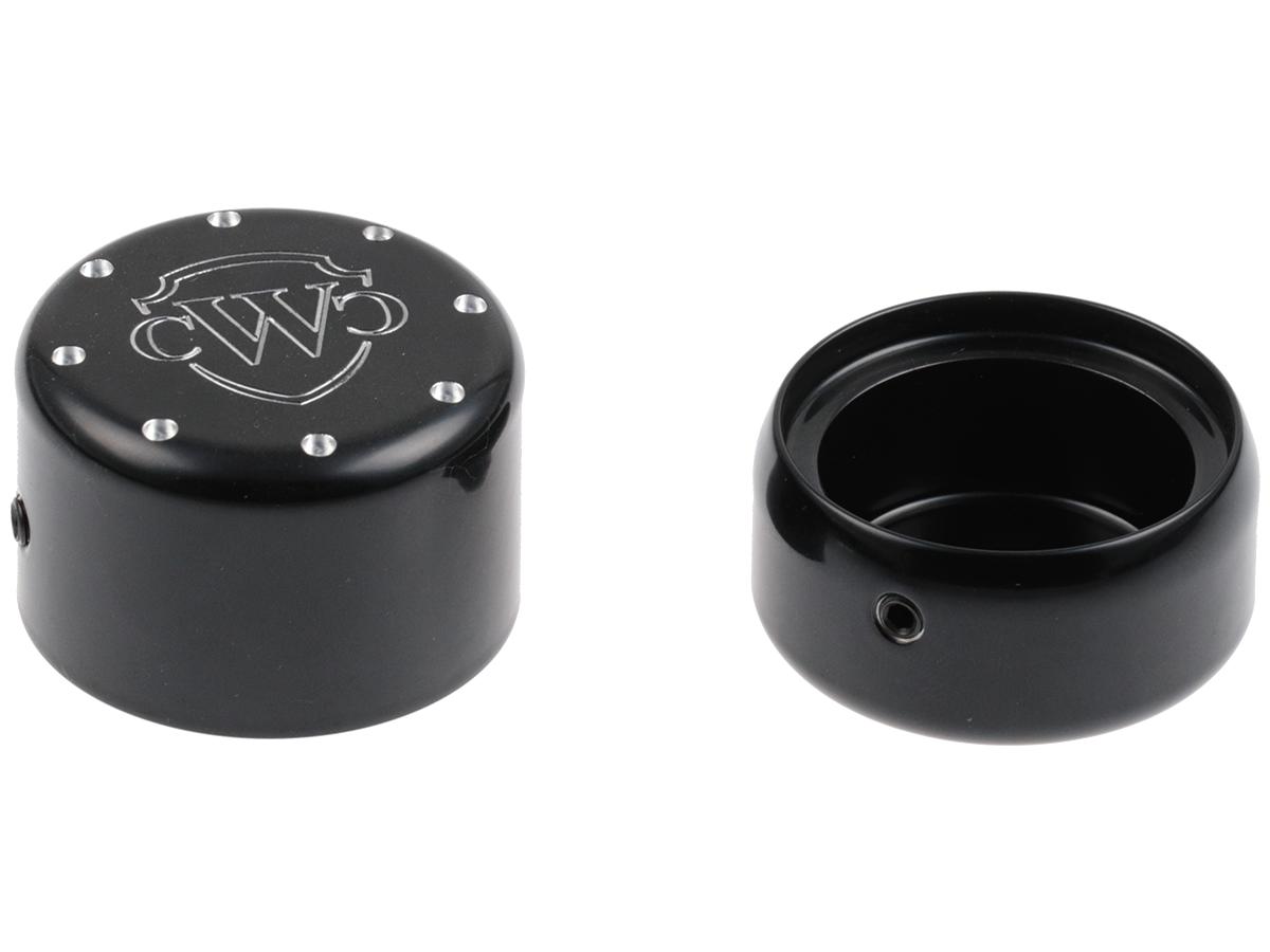 Rear Axle Cover With Cult Werk Logo Black Gloss Powder Coated