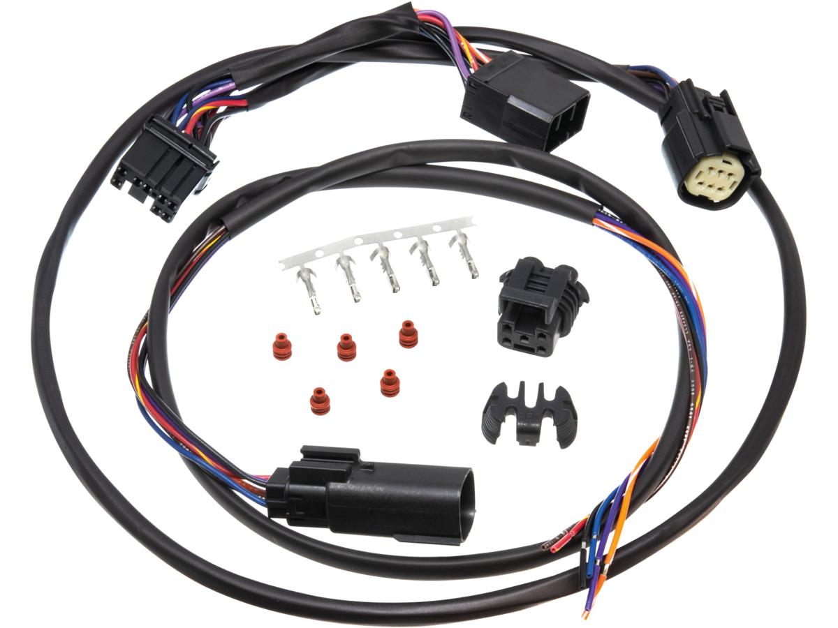 Plug-n-Play complete Tour Pack-bedradingsinstallatieset met snelconnector voor het achteraf inbouwen van een Tour Pack uit 2014 naar FL 1999-2013