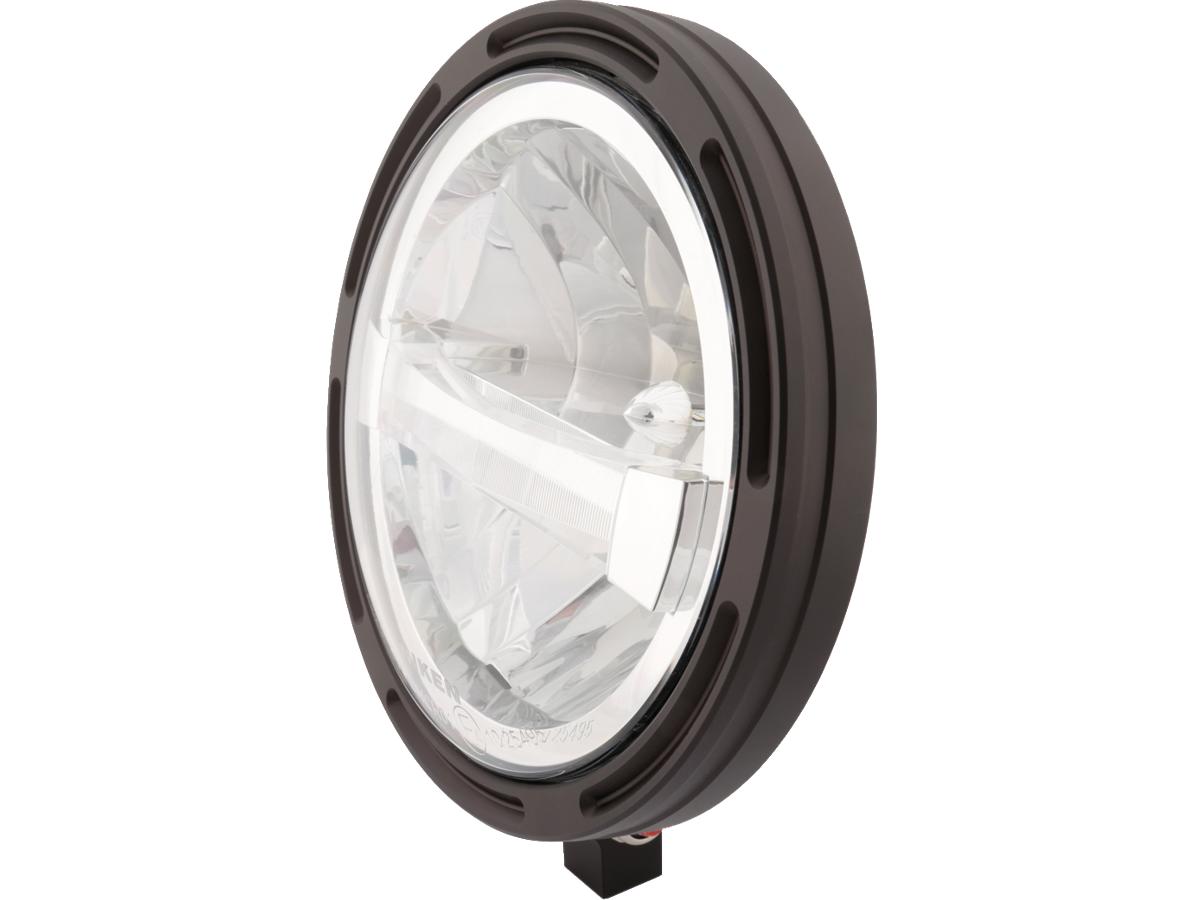 Frame-R1 Type 4 LED 7" koplamp, onderaan gemonteerde zwarte LED