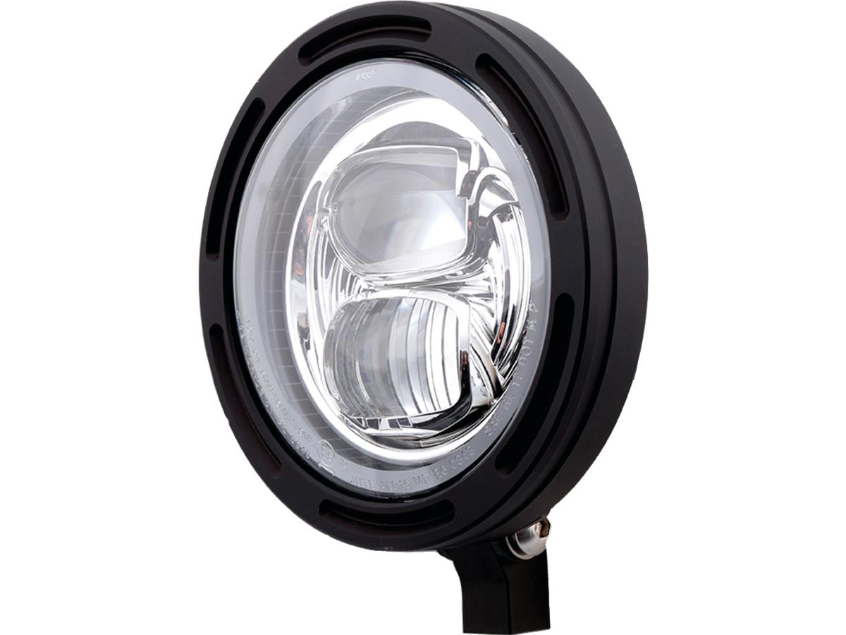 Frame-R2 Type 7 LED 5 3/4" koplamp, onderaan gemonteerde zwarte LED