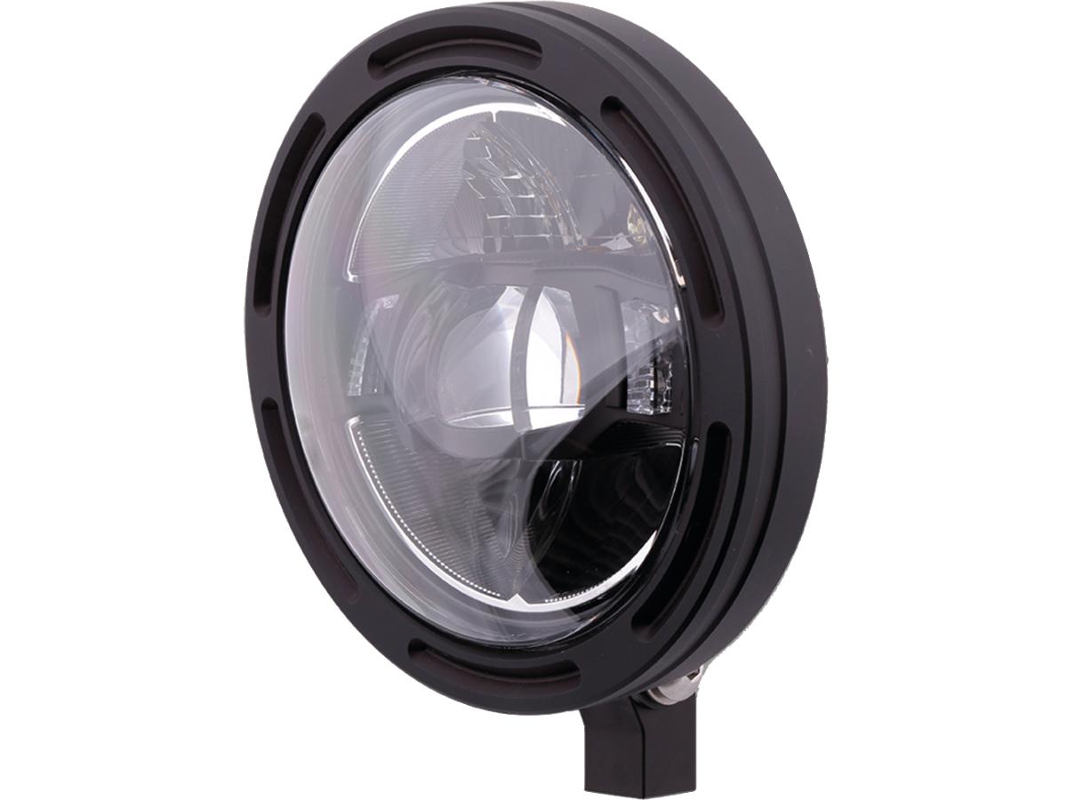 Frame-R2 Type 10 LED 5 3/4" koplamp, onderaan gemonteerde zwarte LED