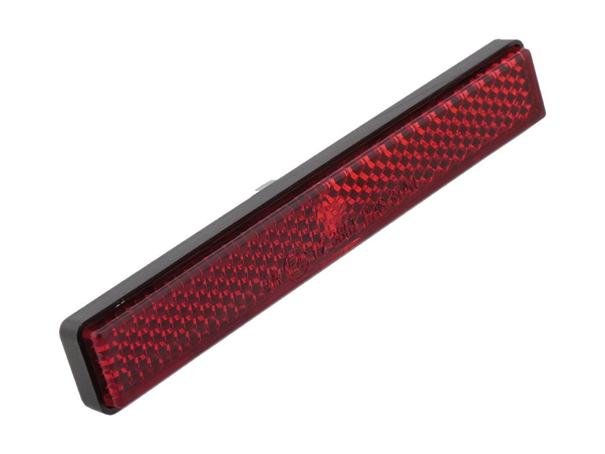 Reflector met M5 Draadbout Reflector 101 x 13 mm Rood