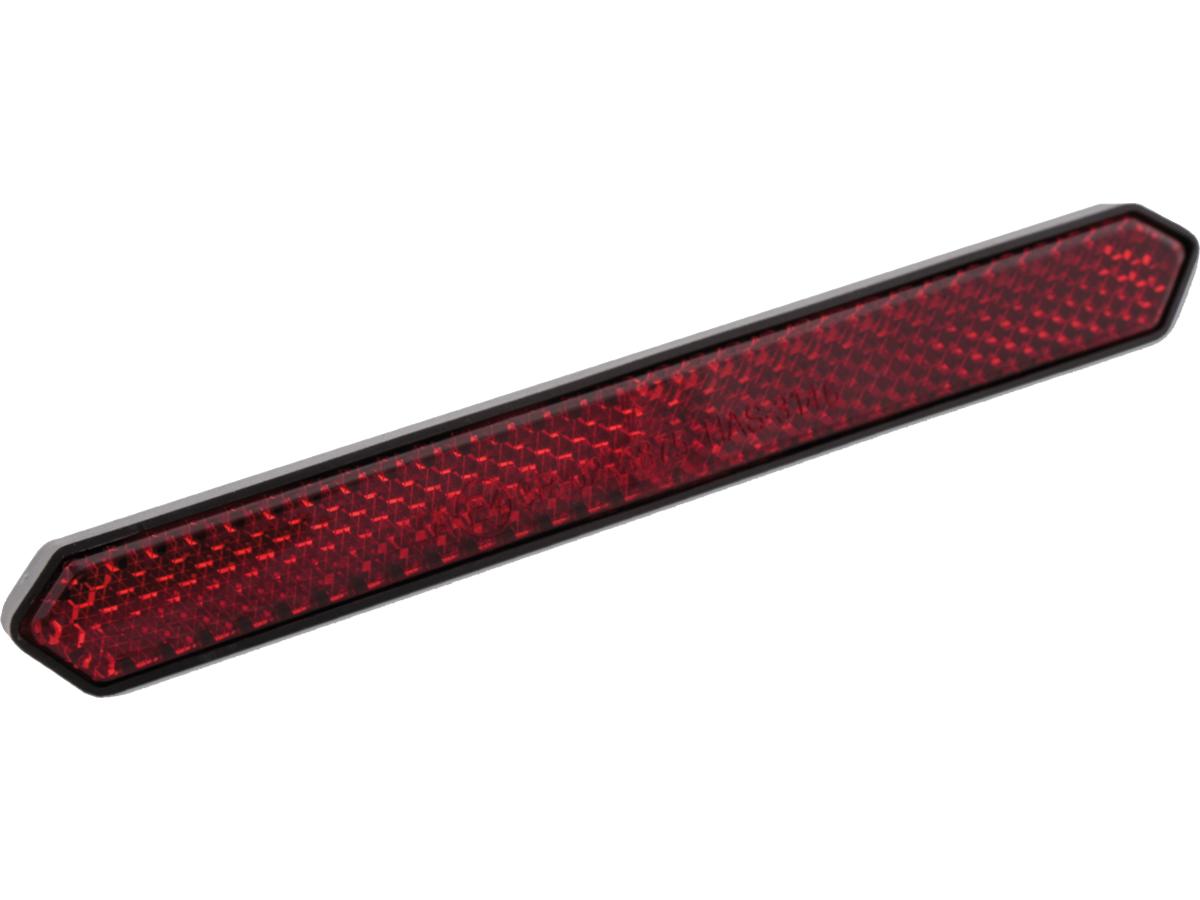 Reflector met M5 Draadbout Reflector 131 x 12,5 mm Rood