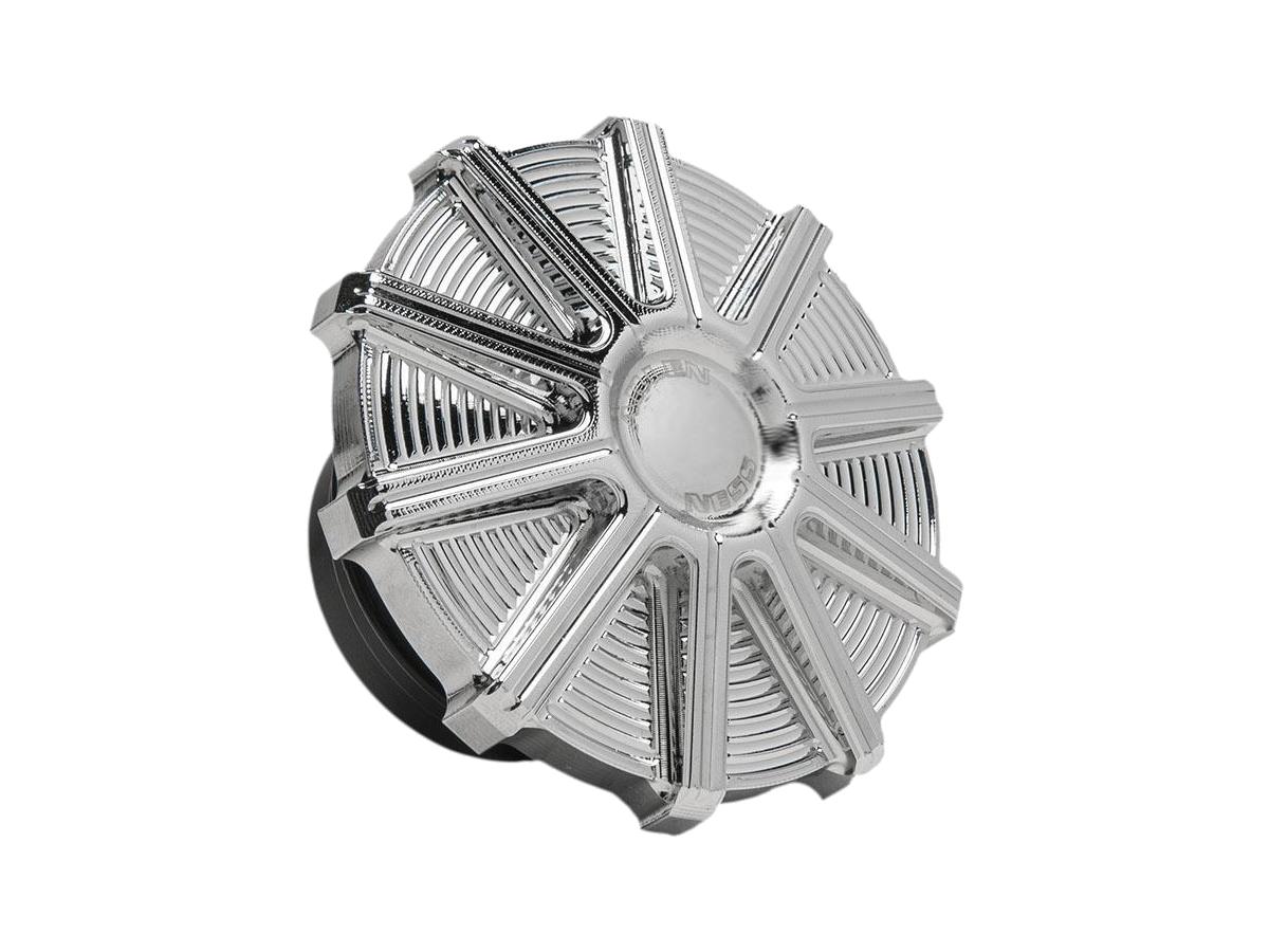 10-Gauge Gas Cap Vented Chrome