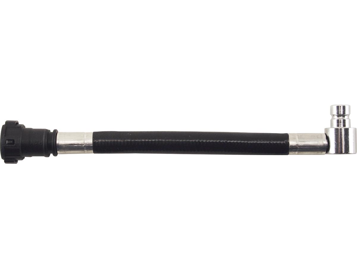 Black PVC Coated Stainless Braided Fuel Line Black