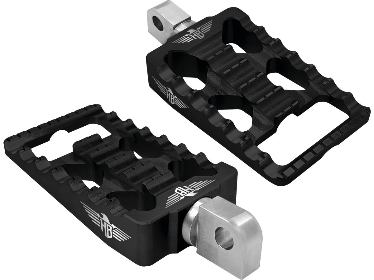 MX V1 Foot Pegs Black Anodized