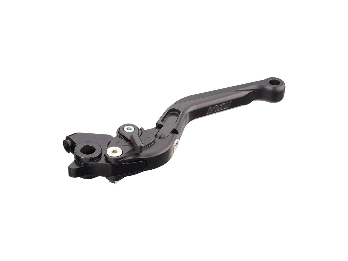 Adjustable and Foldable Replacement Lever Black Anodized Clutch Side