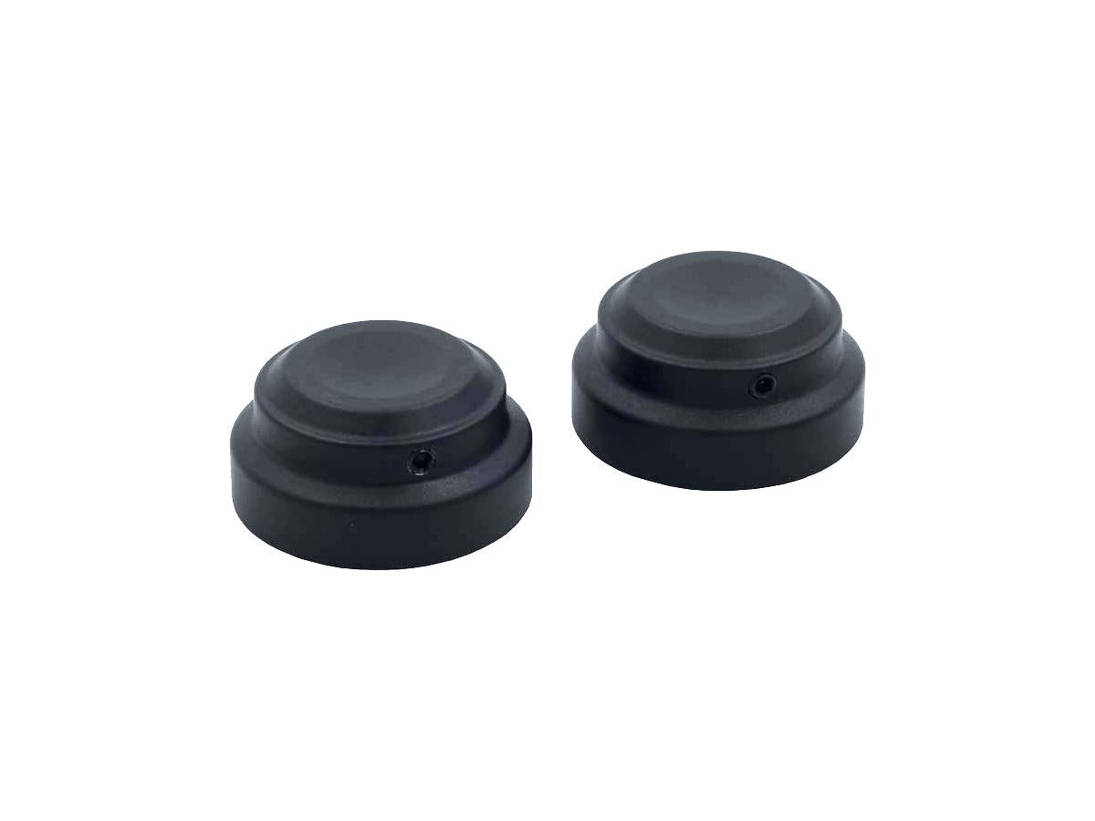 Smooth Nut Covers for Nightster without Ricks Logo and fits for Hex Head Screws with Size 15 Black