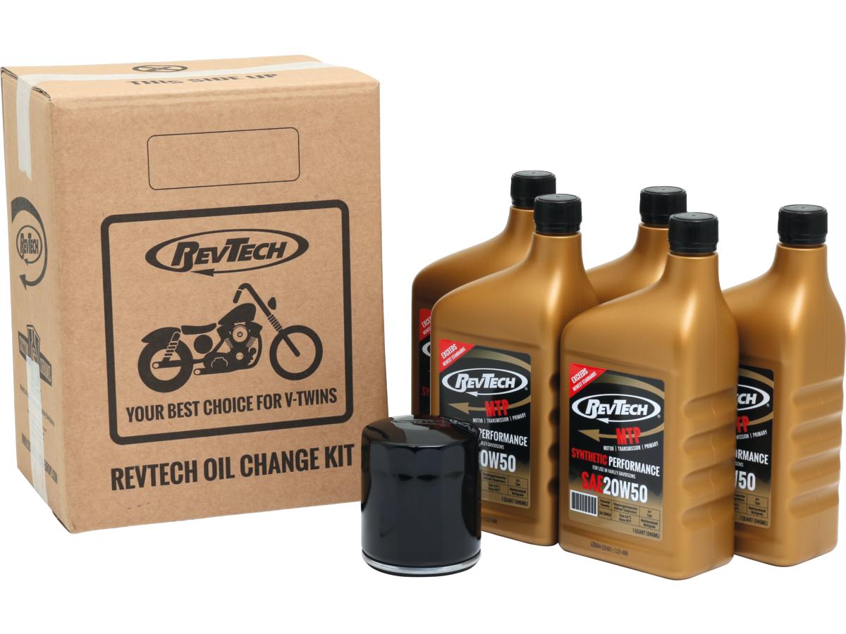 Synthetic Performance MTP 5 Qt SAE20W50 Engine Oil Change Kit Black Oil Filter