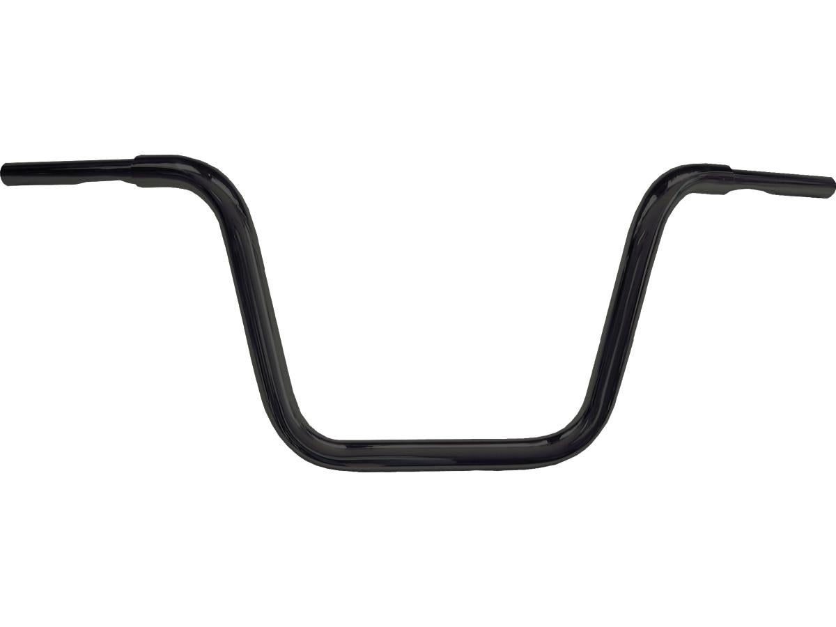 1 1/4" Fat Ape Hanger Handlebar with 1 1/4" Clamp Diameter Black Powder Coated 1 1/4" Throttle By Wire Throttle Cables