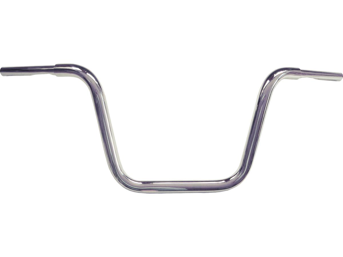 1 1/4" Fat Ape Hanger Handlebar with 1 1/4" Clamp Diameter Chrome 1 1/4" Throttle By Wire Throttle Cables