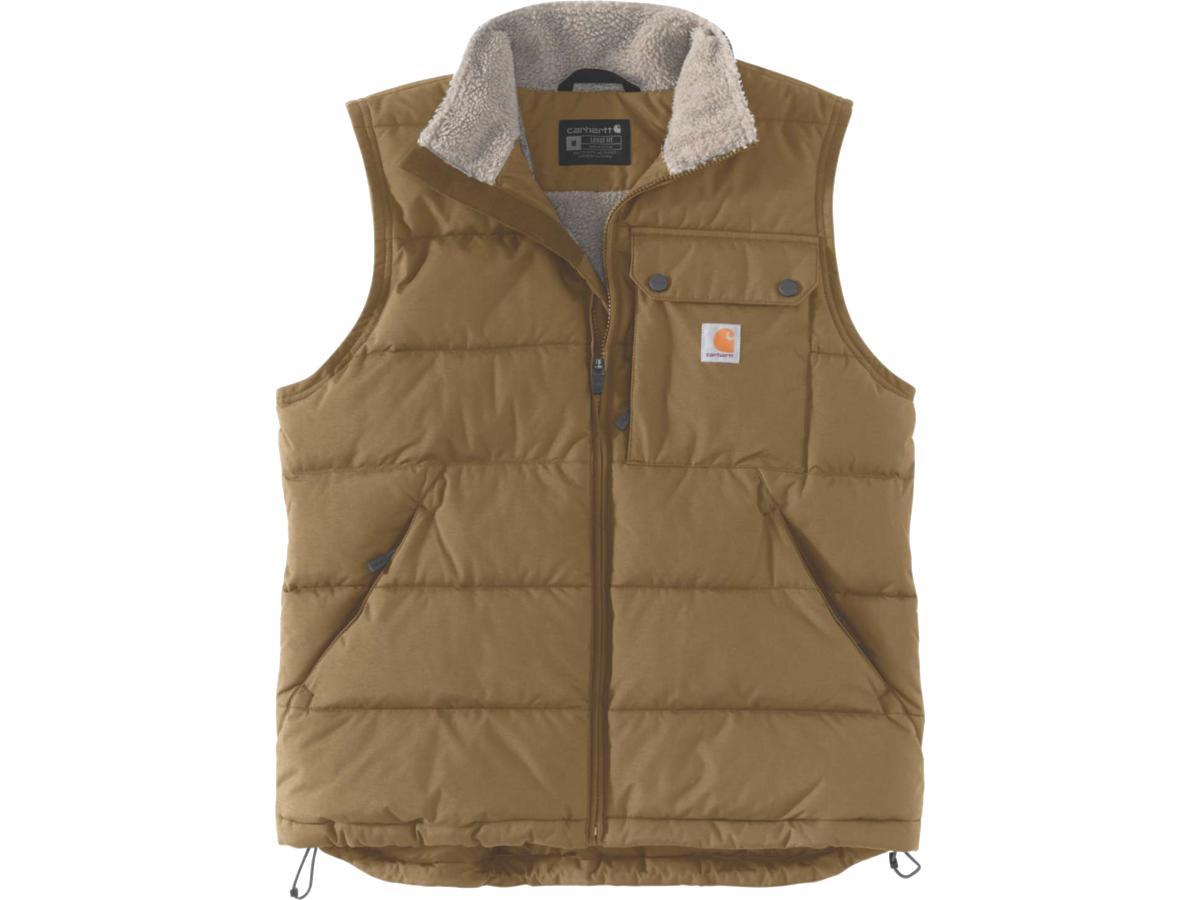 Rain Defender Loose Fit Carhartt Montana Insulated Vest S Oak Brown