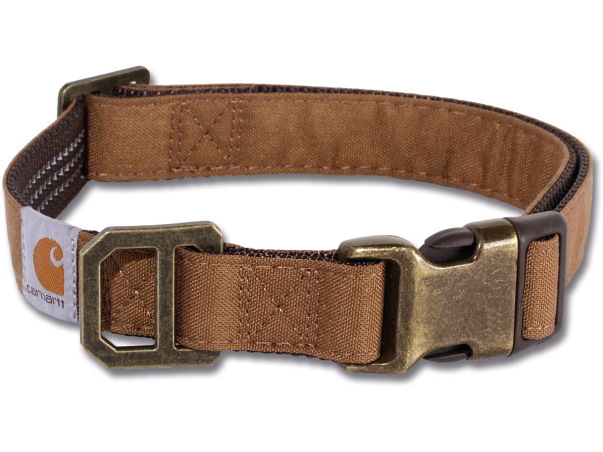 Nylon Duck Dog Collar M Carhartt Brown