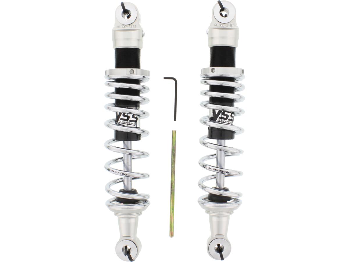 Eco Line Twin Shocks Chroom 12,2" (310 mm)