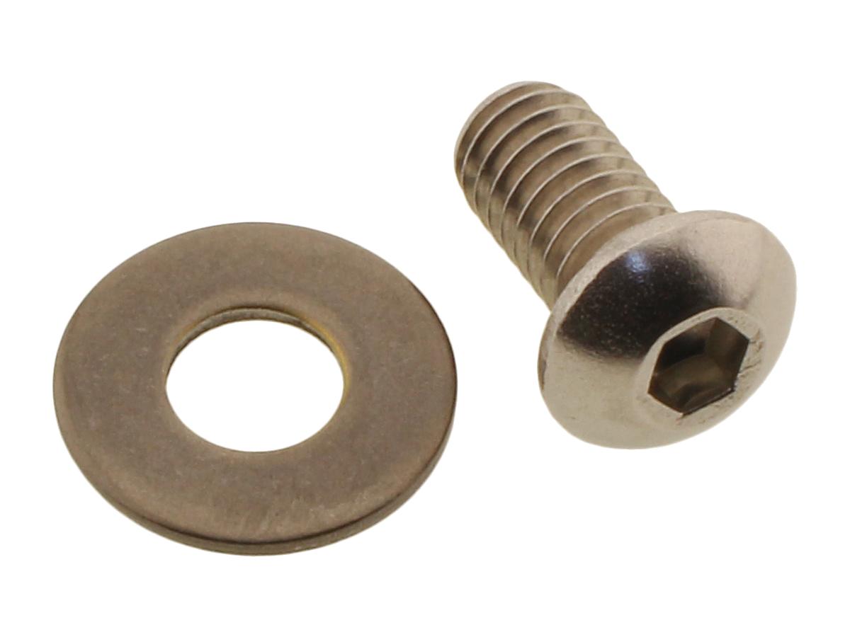 Aircleaner Screw Kit Supplied are 1 screw and 1 washer Stainless Steel