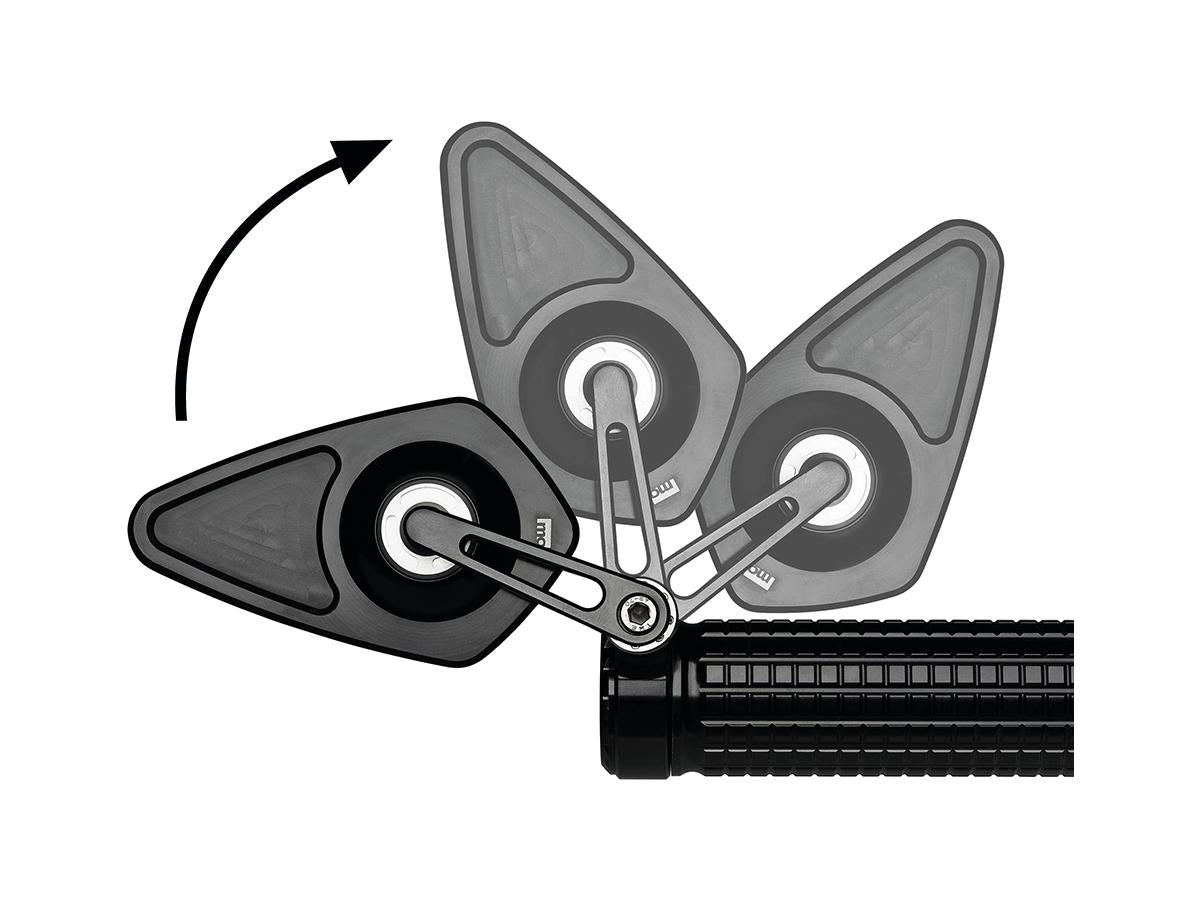 mo.view blade flip Bar End Spiegel Zwart