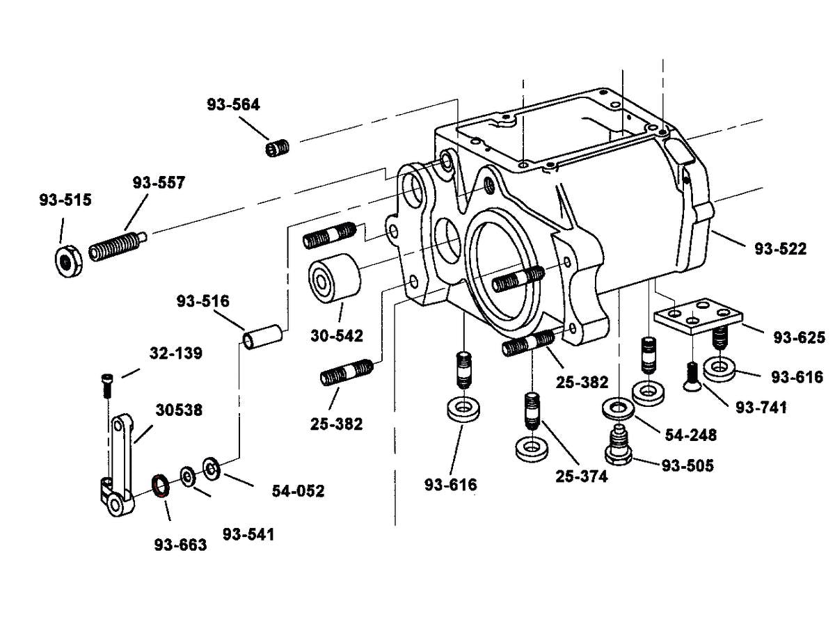 Retainer Ring, Shifter Lever Arm Shifter Arm Lever Retaining Ring