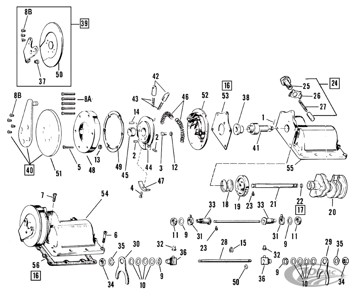 1952-1979 VOET-SHIFT RATCHET-TOP