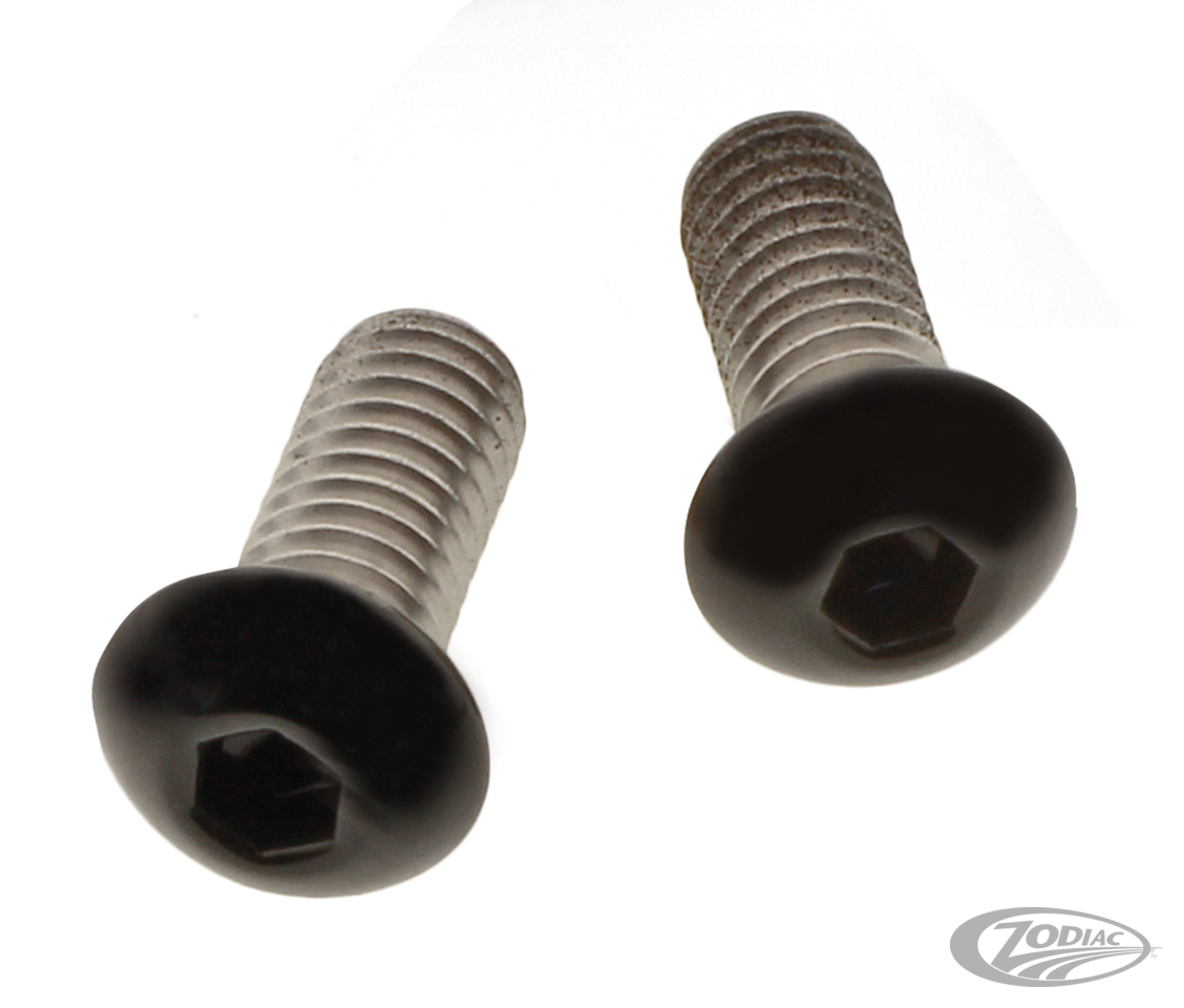 BLACK STAINLESS STEEL HEADLIGHT SCREWS