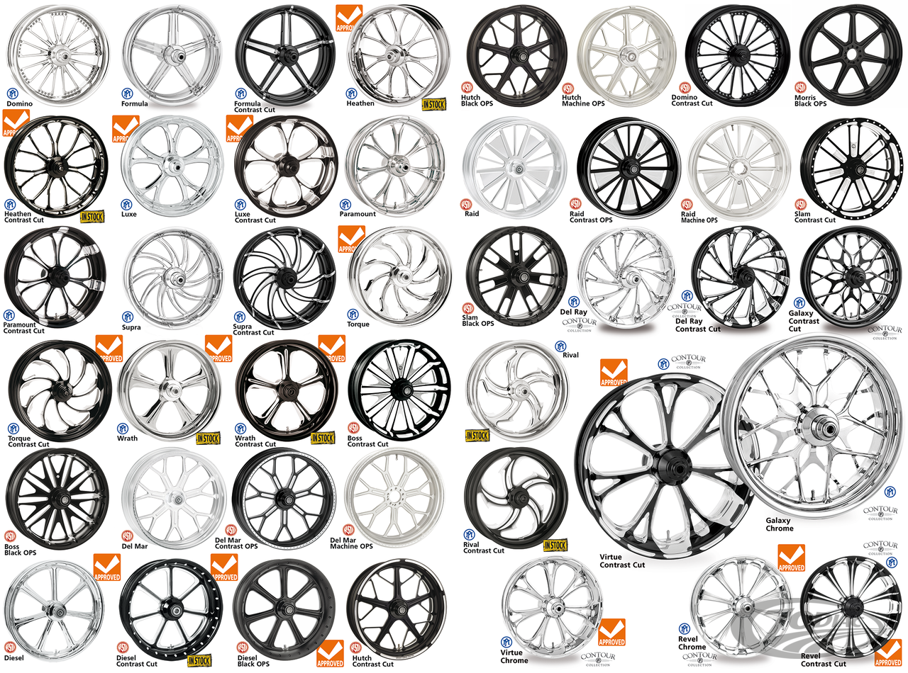 PERFORMANCE MACHINE & ROLAND SANDS DESIGN WHEELS