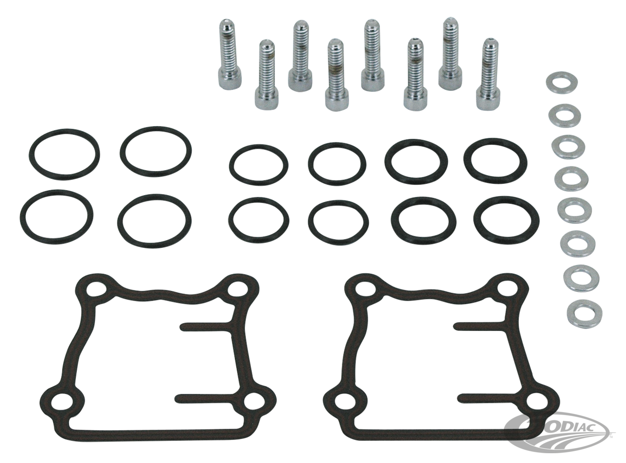 JAMES TAPPET DEKSEL AFDICHTING &amp; SCHROEF KIT VOOR TWIN CAM