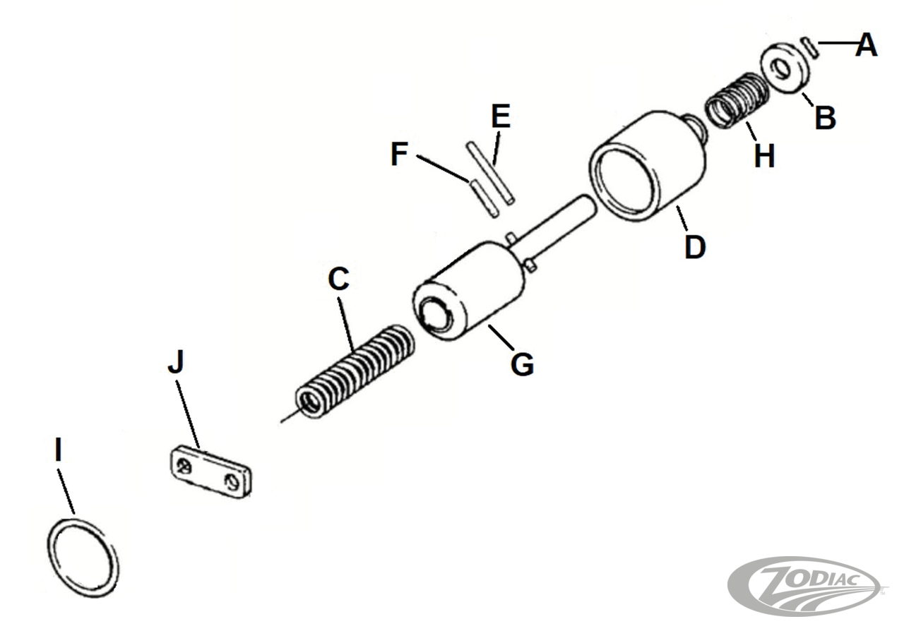 1965-1988 REPARATIESET SOLENOÏDE-PLUNJER