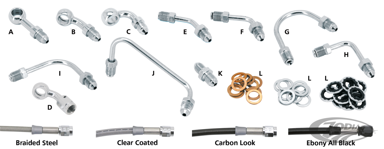 GOODRIDGE APPROVED BRAIDED BRAKE & CLUTCH LINES