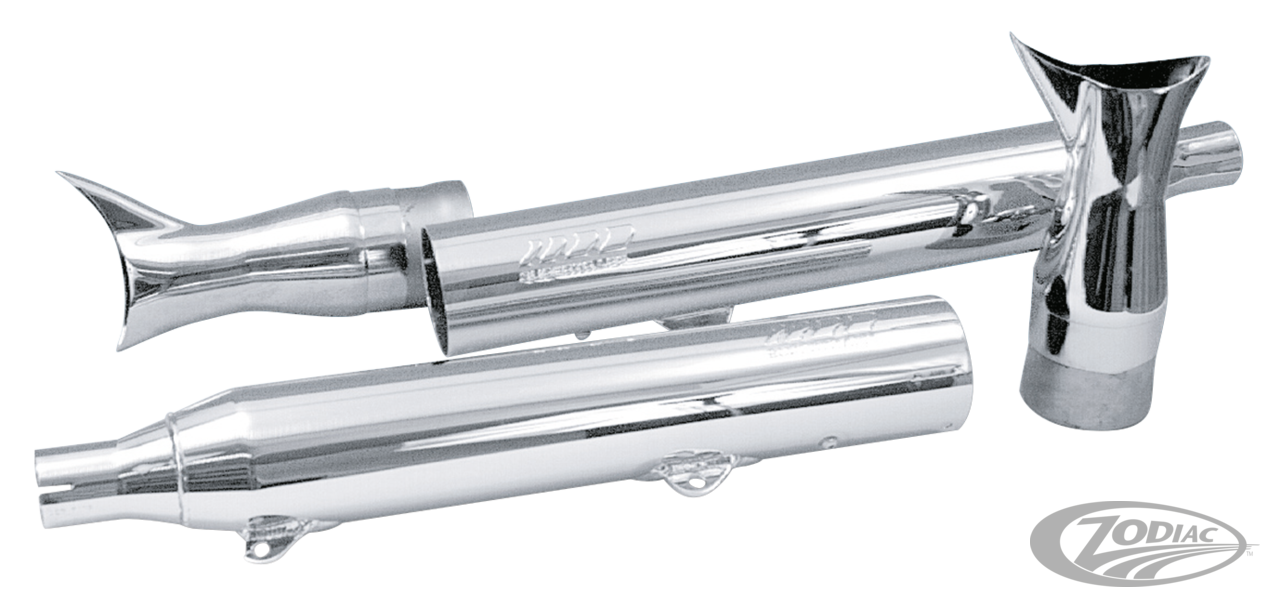 SUPERTRAPP FISHTAIL MUFFLERS FOR FLSTS