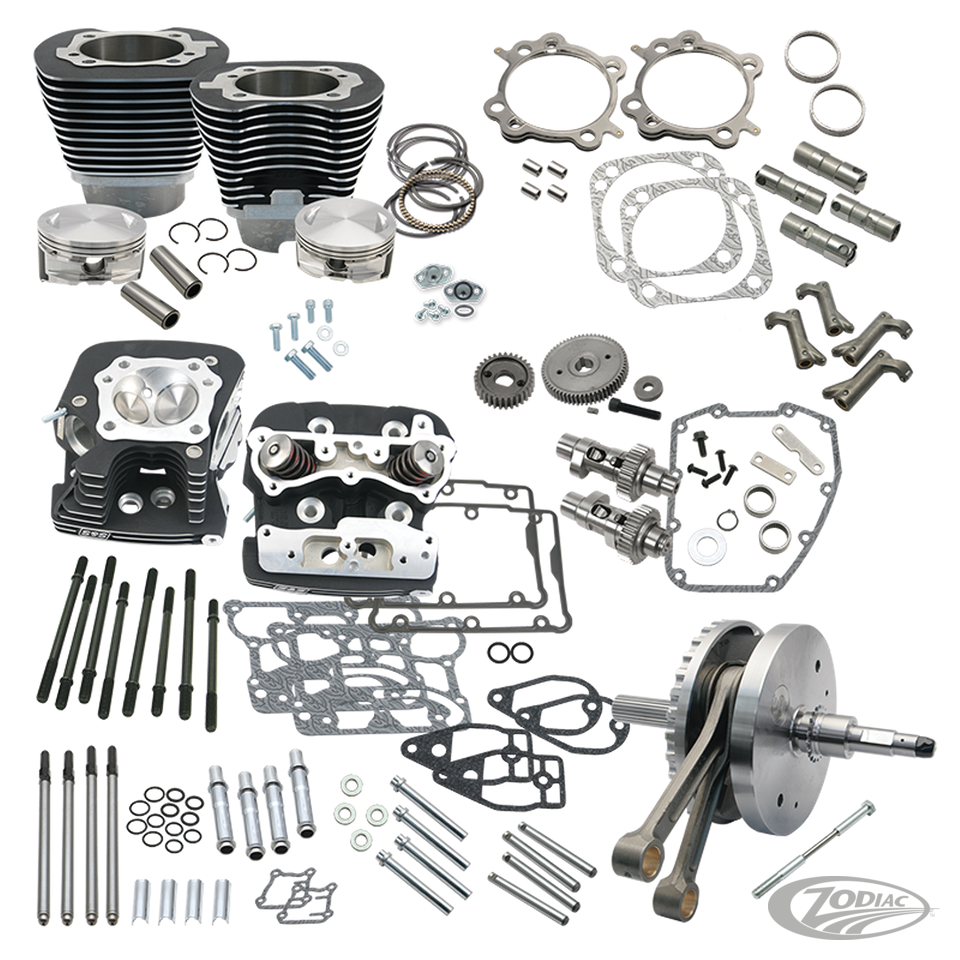 S&amp;S 124CI HOT SET UP KITS VOOR TWIN CAM A EN B