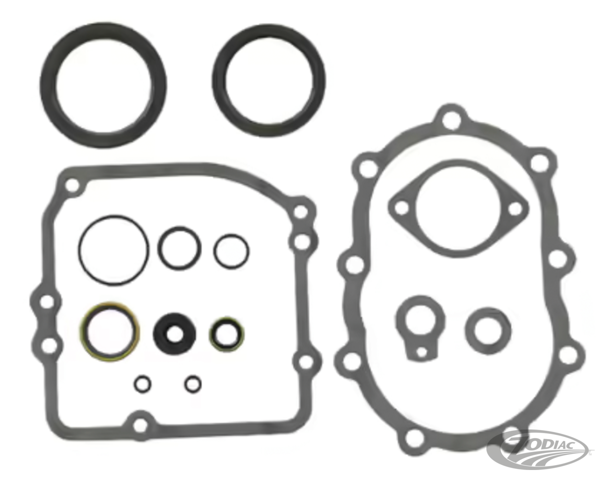 TRANSMISSIE VERSNELLINGEN EN ASSEN VOOR 4-SPEED BIG TWIN