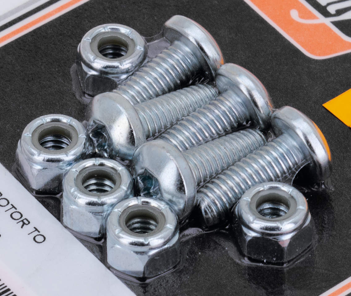 BRAKE ROTOR SCREWS & NUTS FOR SOFTAIL