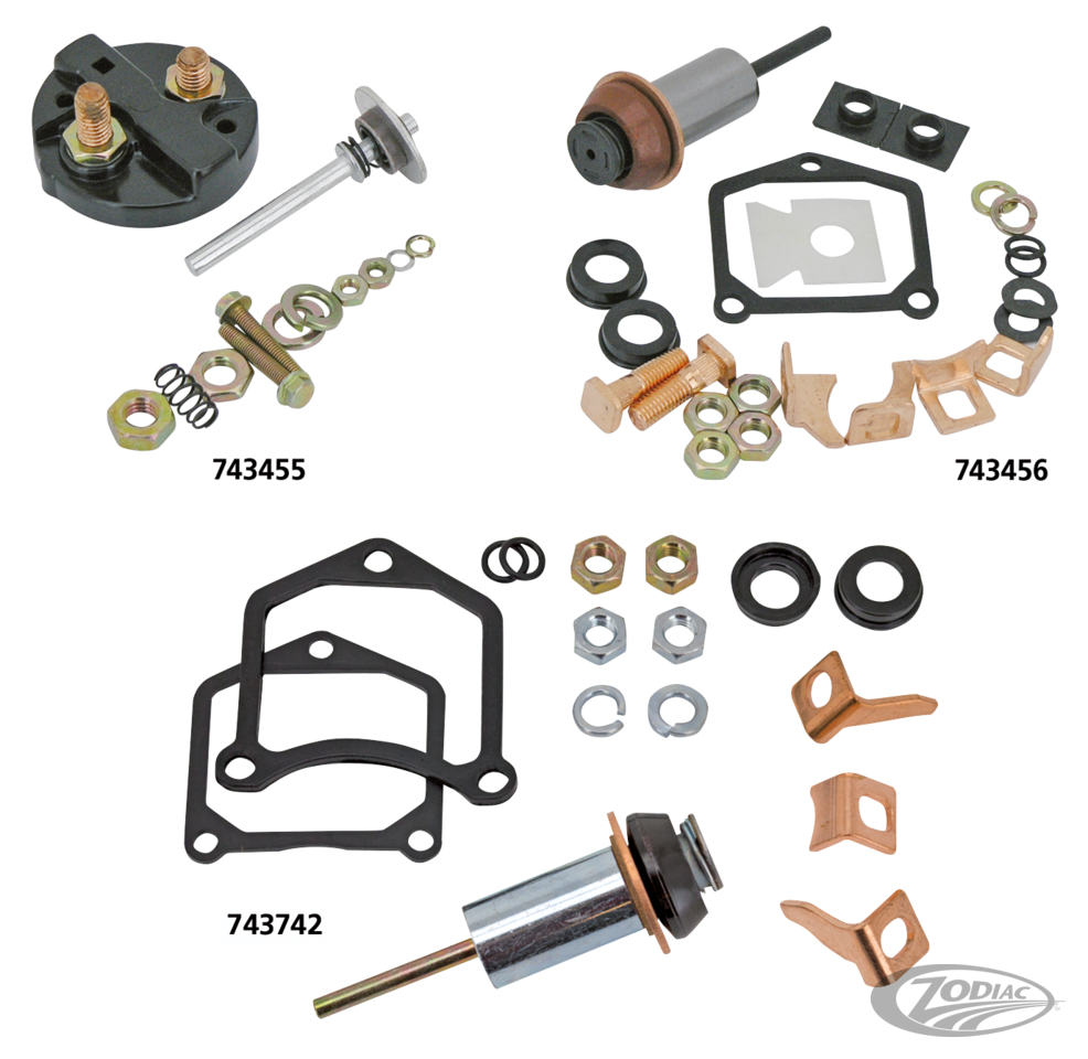 REPARATIESETS VOOR STARTSOLENOIDE