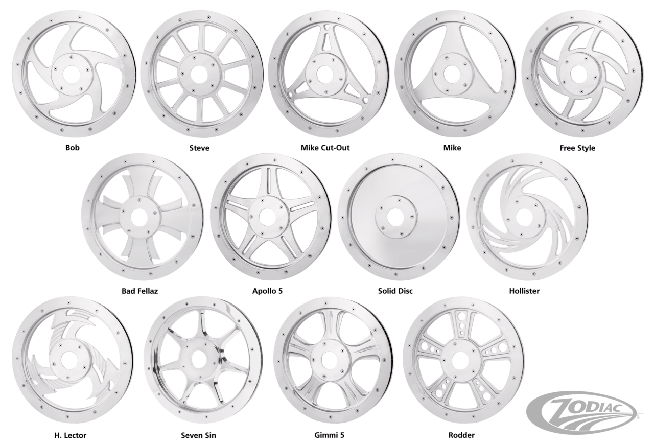 RICK'S HIGH-END BILLET ALUMINUM FINAL DRIVE PULLEYS