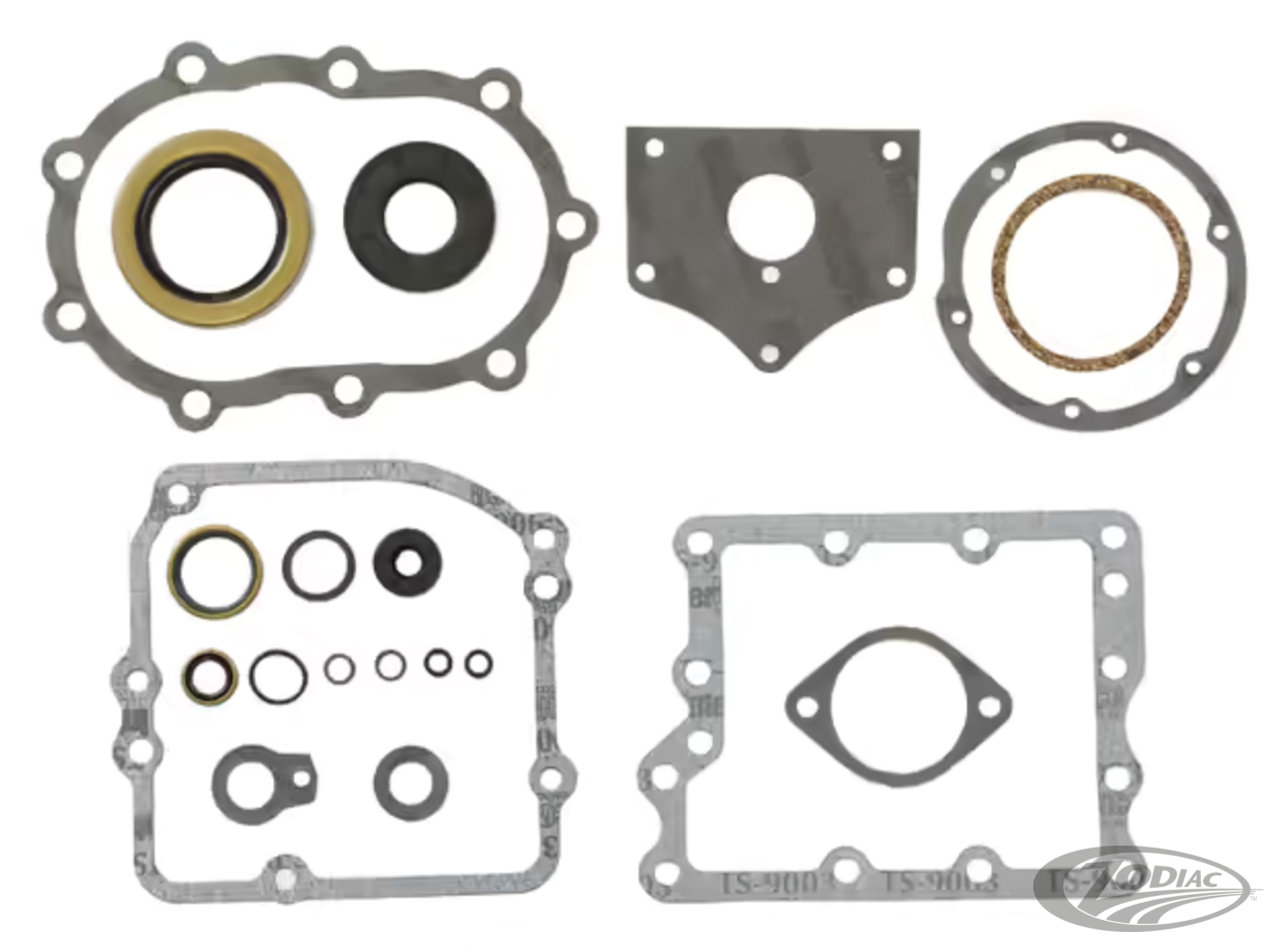 TRANSMISSIE VERSNELLINGEN EN ASSEN VOOR 4-SPEED BIG TWIN