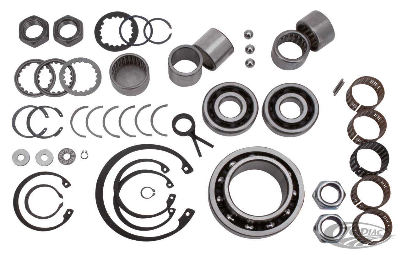 ZODIAC'S REBUILD KIT FOR 2006-UP TWIN CAM & MILWAUKEE EIGHT TRANSMISSIONS