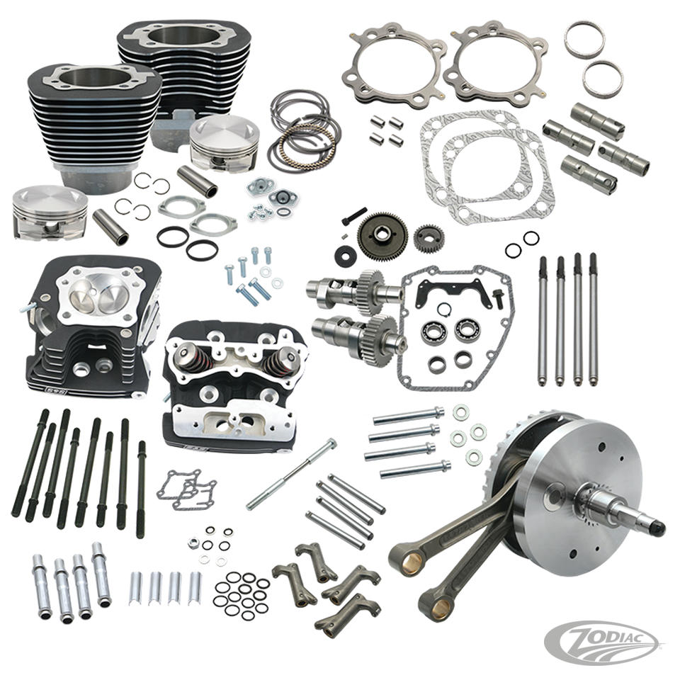 S&amp;S 124CI HOT SET UP KITS VOOR TWIN CAM A EN B