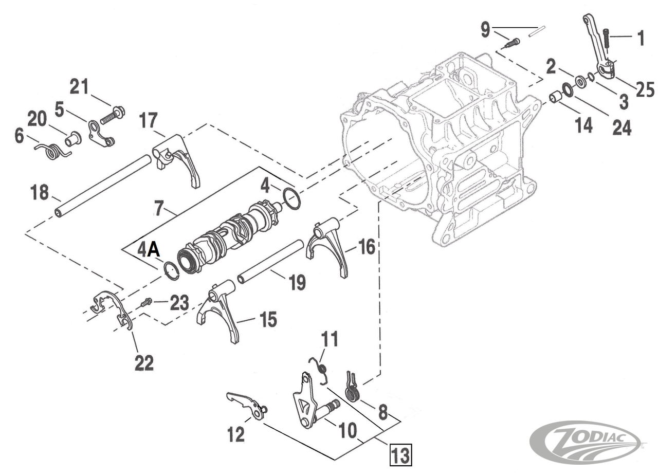 2006 TO PRESENT 6-SPEED TRANSMISSION SHIFTER PARTS