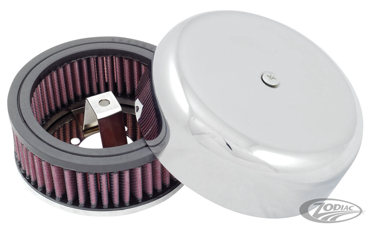 K&N ROUND STYLE AIR CLEANERS