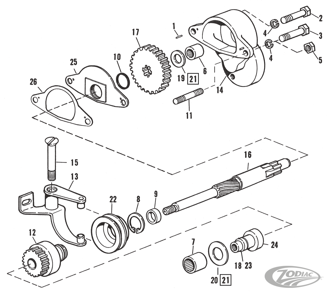 SAE-FORMAAT VERZINKT HARDWARE