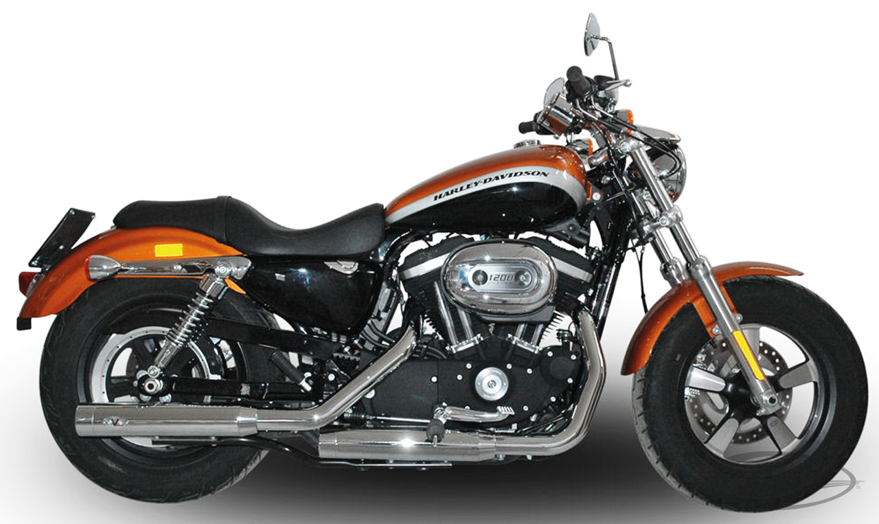 V-PERFORMANCE SLIP-ON DEMPERS VOOR SPORTSTER