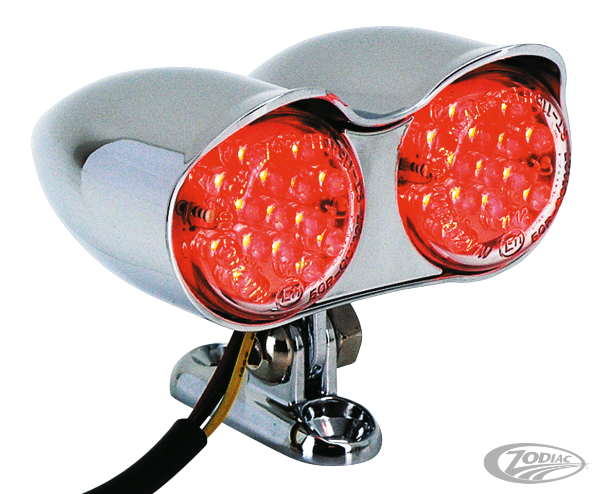 DUBBEL HI-GLIDE BULLET STIJL LED-ACHTERLICHT