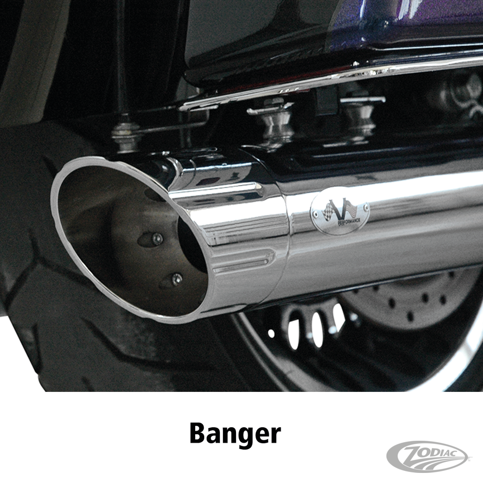 V-PERFORMANCE  SLIP-ON MUFFLERS FOR INDIAN POWERPLUS & THUNDERSTROKE