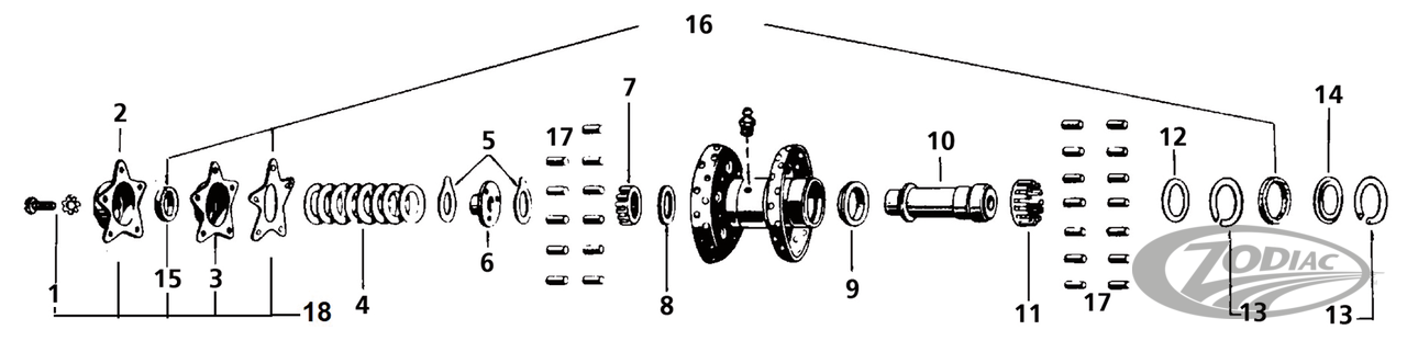 STAR HUB REPLACEMENT PARTS