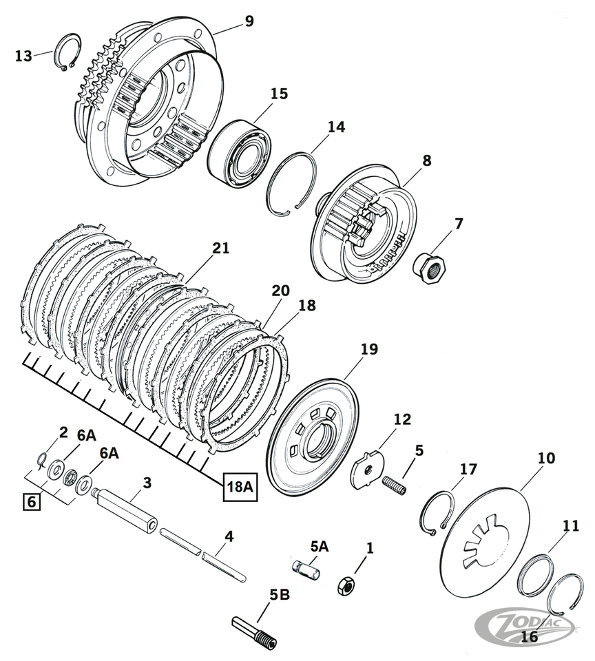 KOPPELINGSONDERDELEN VOOR 1990-1997 BIG TWIN