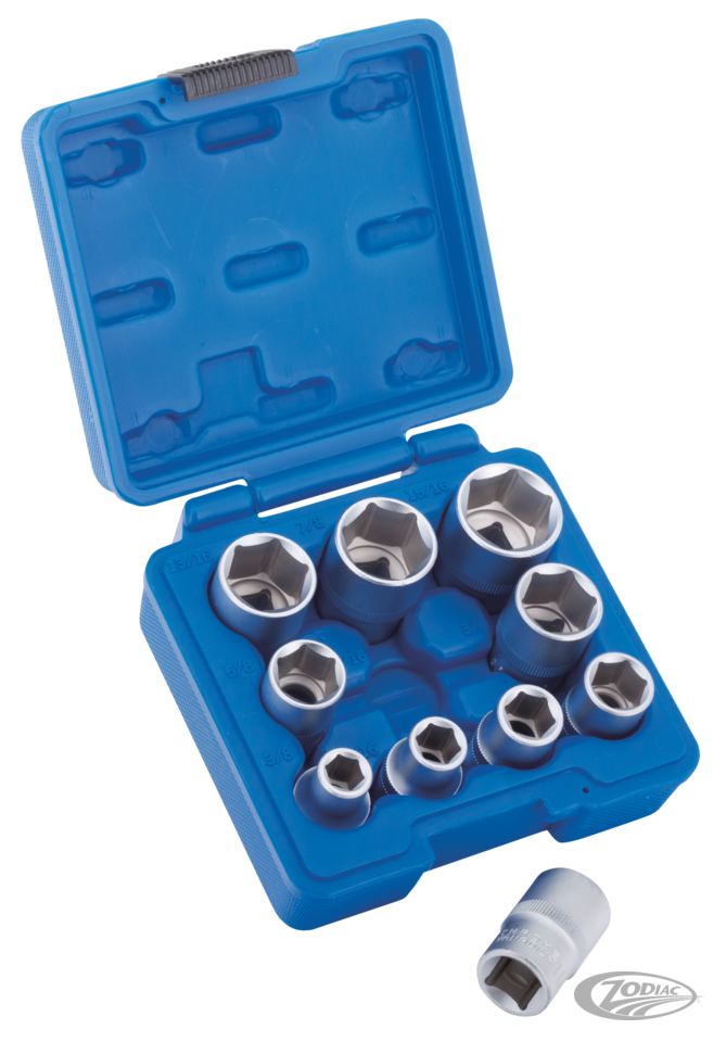 10-PIECE INCH SIZE SOCKET SET